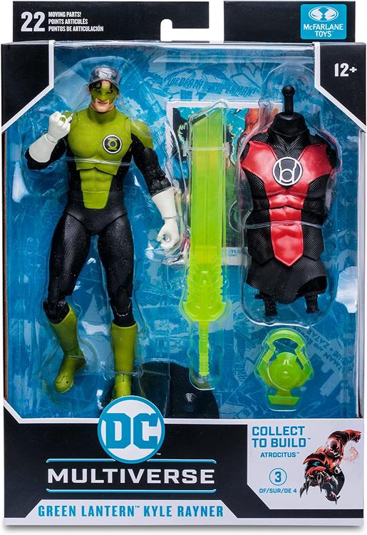 McFarlane - Figurine action de 17.8cm  -  DC Multiverse  -  Blackest Night  -  Green Lantern: Kyle Rayner