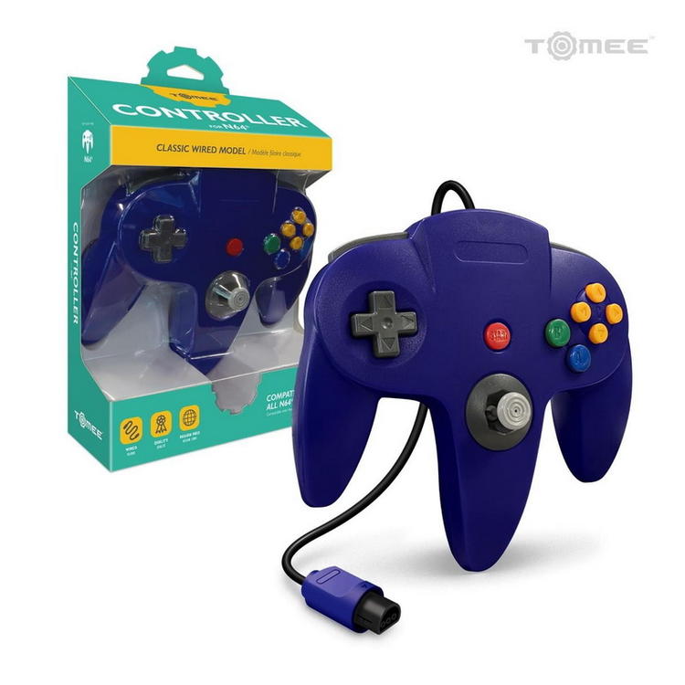 Tomee - Manette pour Nintendo 64  -  Blue