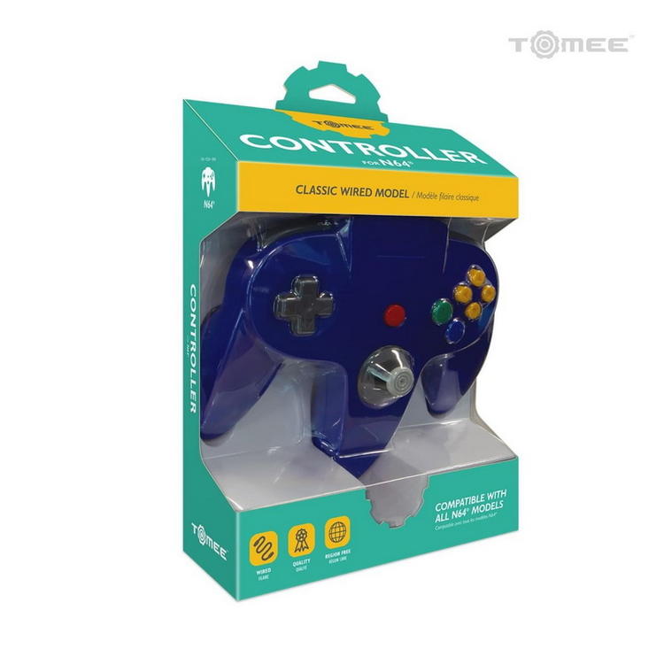 Tomee - Manette pour Nintendo 64  -  Blue