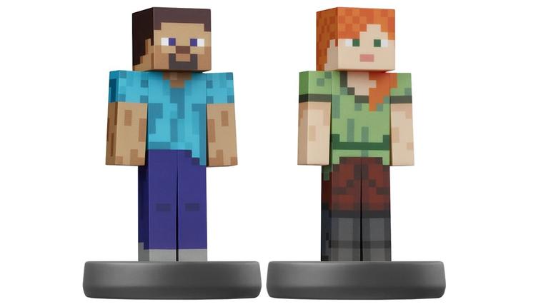 Amiibo - Super Smash Bros.  -  Minecraft  -  Steve & Alex