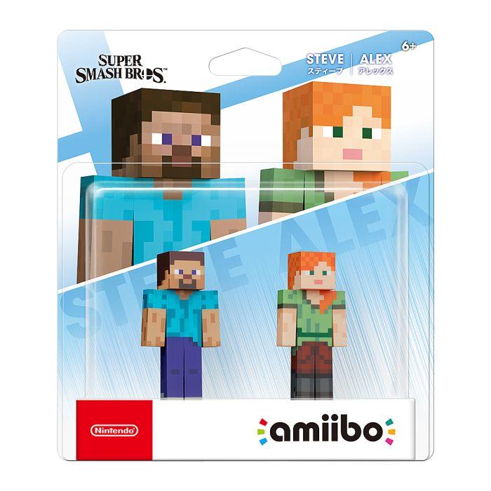 Amiibo - Super Smash Bros.  -  Minecraft  -  Steve & Alex