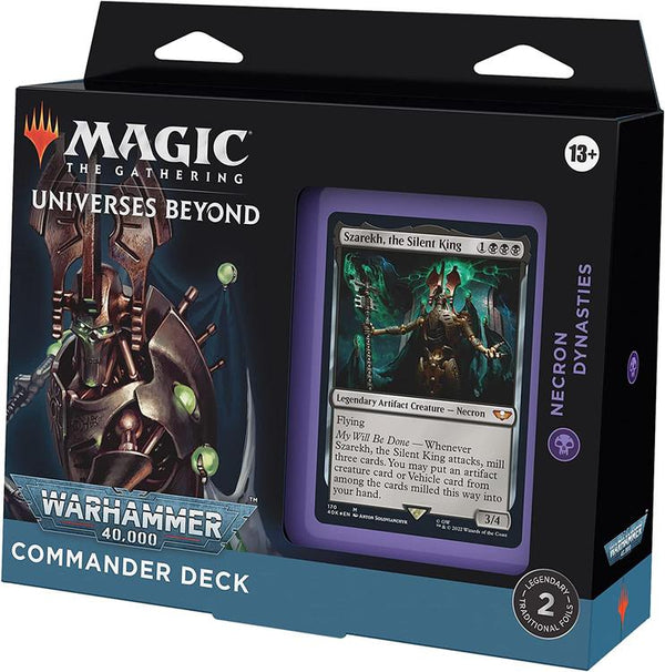 Magic The Gathering - Commander Deck  -  Commander Legends  -  Universes beyond Warhammer 40.000  -  Necron Dynasties