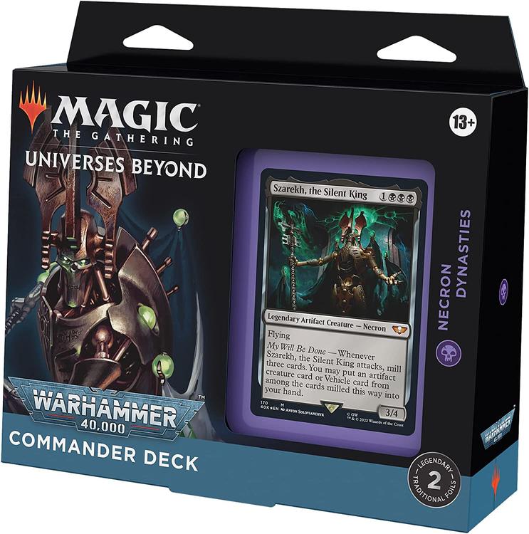 Magic The Gathering - Commander Deck  -  Commander Legends  -  Universes beyond Warhammer 40.000  -  Necron Dynasties