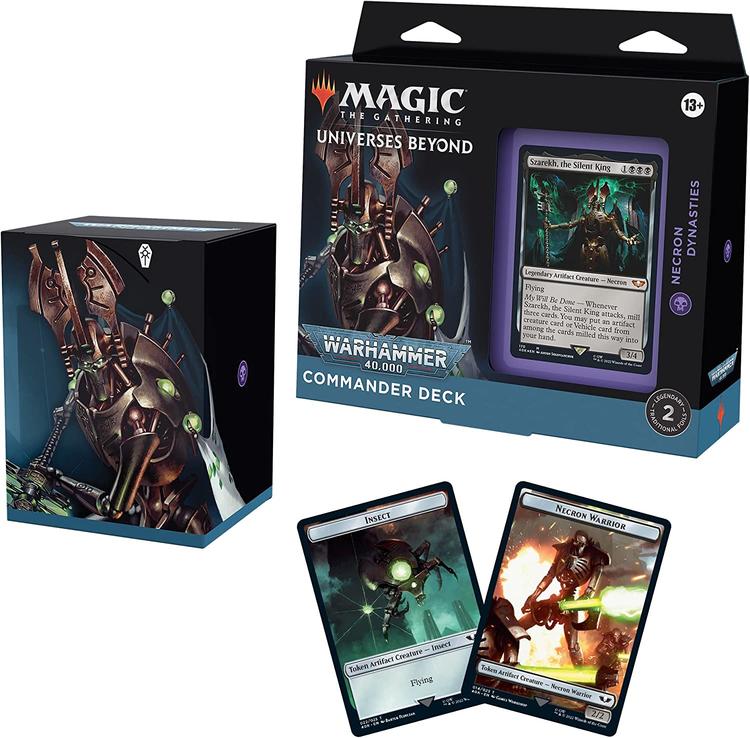 Magic The Gathering - Commander Deck  -  Commander Legends  -  Universes beyond Warhammer 40.000  -  Necron Dynasties