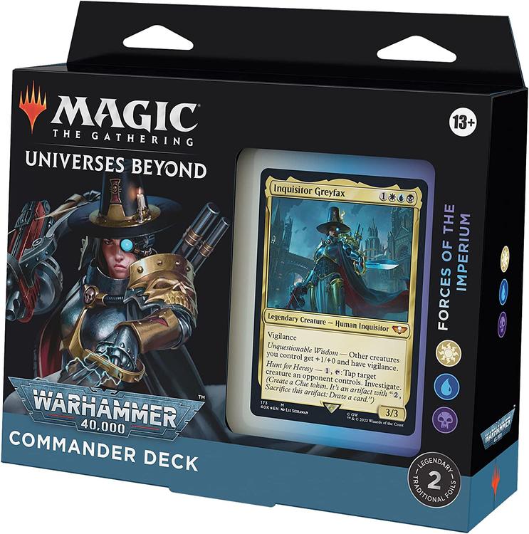 Magic The Gathering - Commander Deck  -  Commander Legends  -  Universes beyond Warhammer 40.000  -  Forces of the Imperium