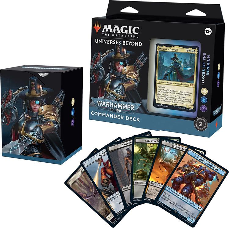 Magic The Gathering - Commander Deck  -  Commander Legends  -  Universes beyond Warhammer 40.000  -  Forces of the Imperium