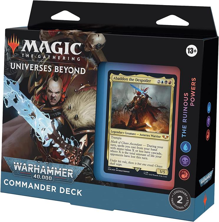 Magic The Gathering - Commander Deck  -  Commander Legends  -  Universes beyond Warhammer 40.000  -  The ruinous powers