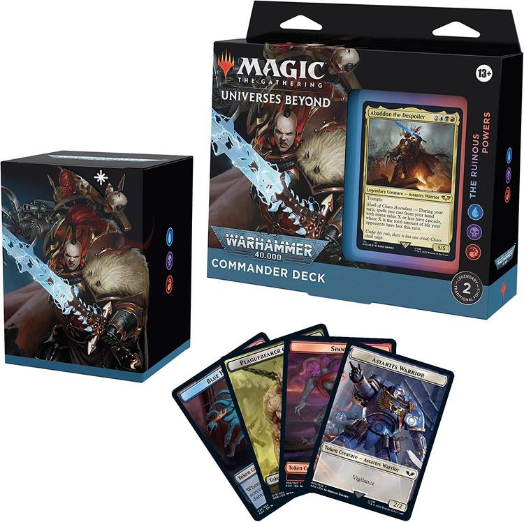Magic The Gathering - Commander Deck  -  Commander Legends  -  Universes beyond Warhammer 40.000  -  The ruinous powers