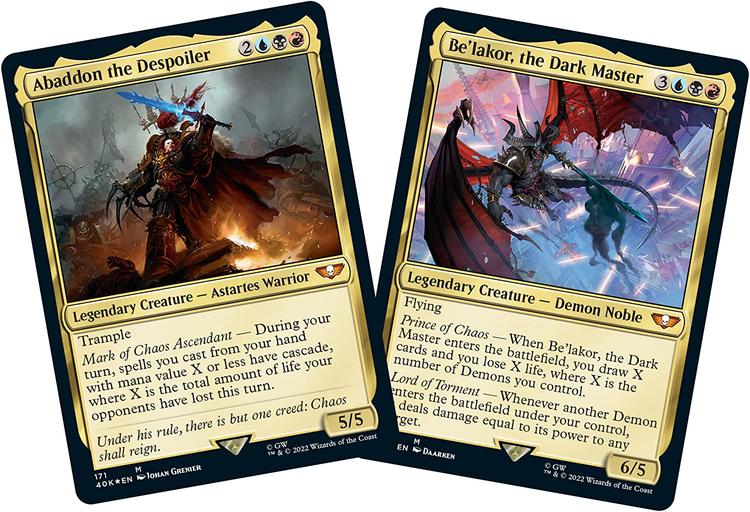 Magic The Gathering - Commander Deck  -  Commander Legends  -  Universes beyond Warhammer 40.000  -  The ruinous powers