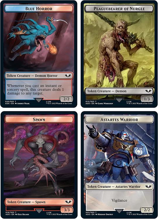 Magic The Gathering - Commander Deck  -  Commander Legends  -  Universes beyond Warhammer 40.000  -  The ruinous powers