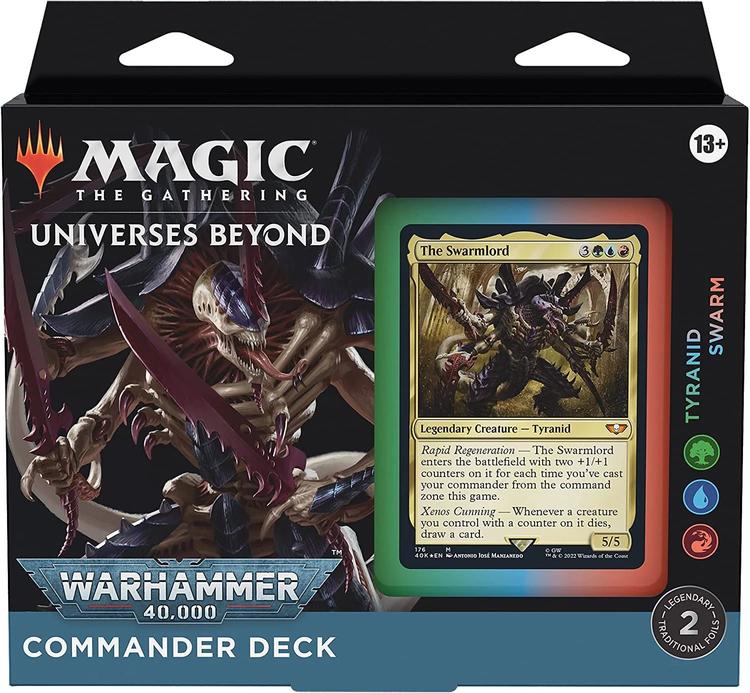Magic The Gathering - Commander Deck  -  Commander Legends  -  Universes beyond Warhammer 40.000  -  Tyranid swarm