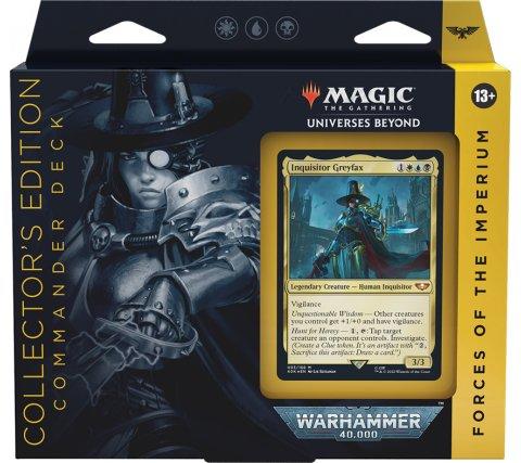 Magic The Gathering - Commander Deck Édition Collector -  Commander Legends  -  Universes beyond Warhammer 40.000  -  Forces of the imperium