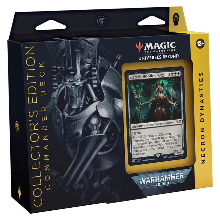 Magic The Gathering - Commander Deck Édition Collector -  Commander Legends  -  Universes beyond Warhammer 40.000  -  Necron Dynasties