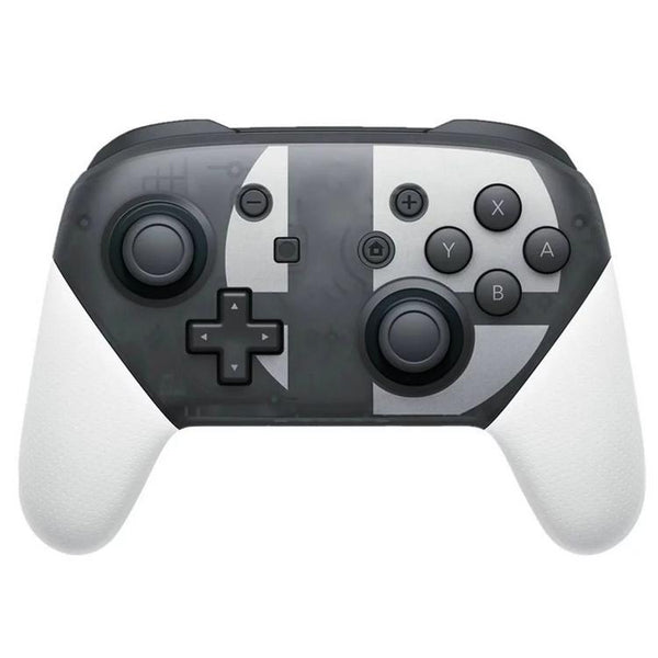 Unofficial wireless pro controller for Nintendo Switch - Super Smash bros. black and gray