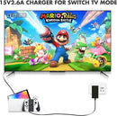 Power supply for Nintendo Switch with 1.5 meter cable