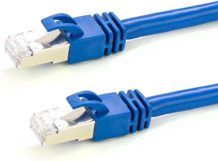 Klermon - Cable de données internet haute vitesse de 25 pieds  -  haute qualité calibre professionel Cat-6