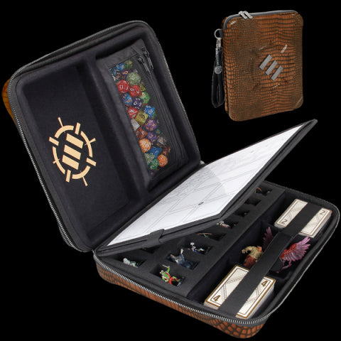 Enhance - Role Playing Game (RPG) Organizer Case - Brown Dragon Collector's Edition