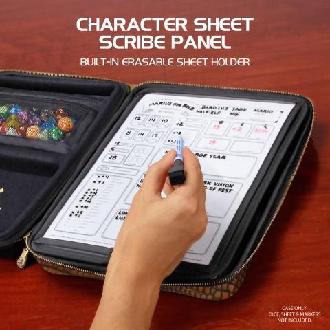 Enhance - Role Playing Game (RPG) Organizer Case - Brown Dragon Collector's Edition