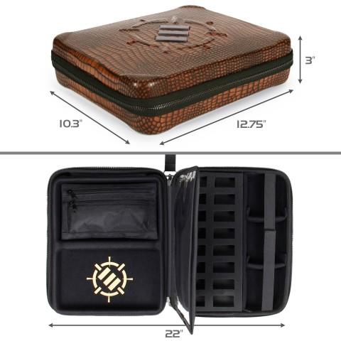 Enhance - Role Playing Game (RPG) Organizer Case - Brown Dragon Collector's Edition