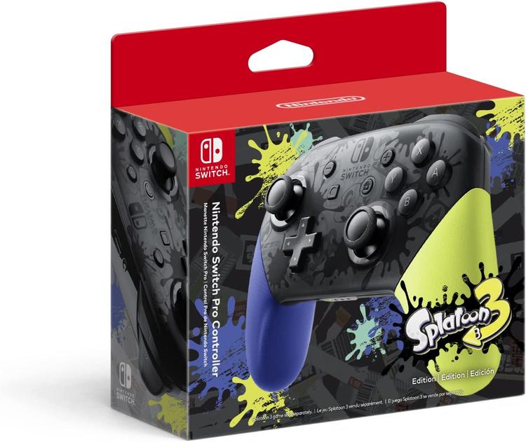 Nintendo - Manette pro sans fil Officiel Edition Splatoon 3 pour Nintendo Switch