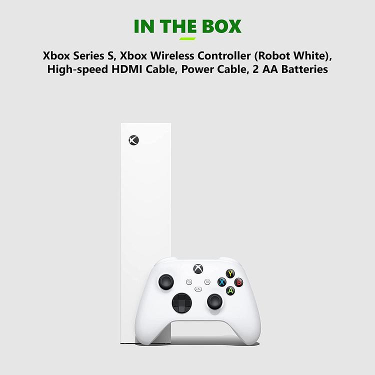 Microsoft - Xbox Series S  -  Robot White  -  500GB SSD ( Boîte incluse ) (usagé)