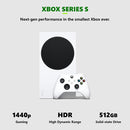 Microsoft - Xbox Series S  -  Robot White  -  500GB SSD (usagé)