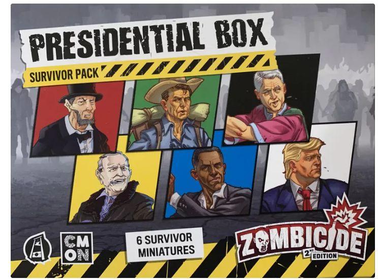 ZOMBICIDE 2nd EDITION  -  PRESIDENTIAL BOX SURVIVOR PACK  ( KICKSTARTER )