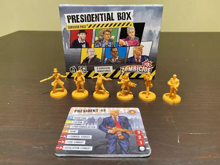 ZOMBICIDE 2nd EDITION  -  PRESIDENTIAL BOX SURVIVOR PACK  ( KICKSTARTER )   ( VA )