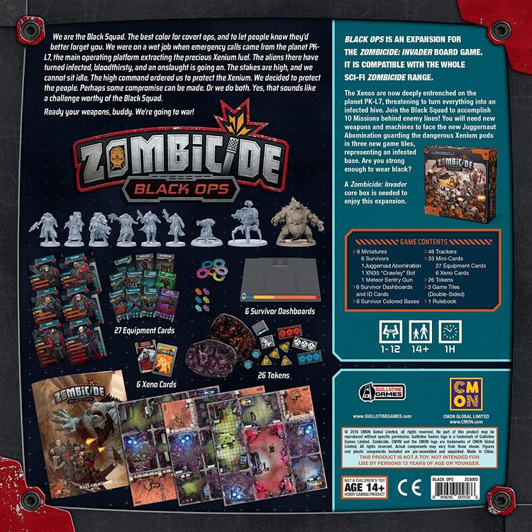 ZOMBICIDE INVADER  -  BLACK OPS EXPANSION