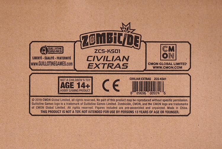 ZOMBICIDE INVADER - CIVILIAN EXTRAS ( KICKSTARTER ) ( VA )