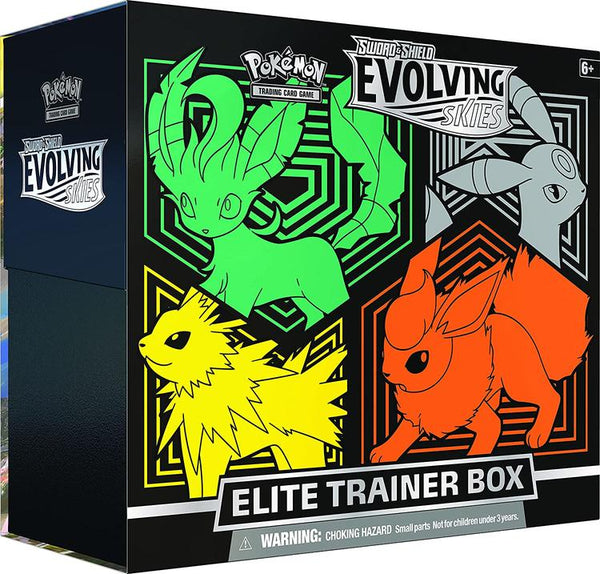 Pokémon - Boîte Elite Trainer  -  Sword & Shield  -  Evolving Skies  (Flareon/Jolteon/Umbreon/Leafeon)