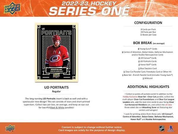 Upper Deck - Booster Hobby - 2022-23 Hockey Series One