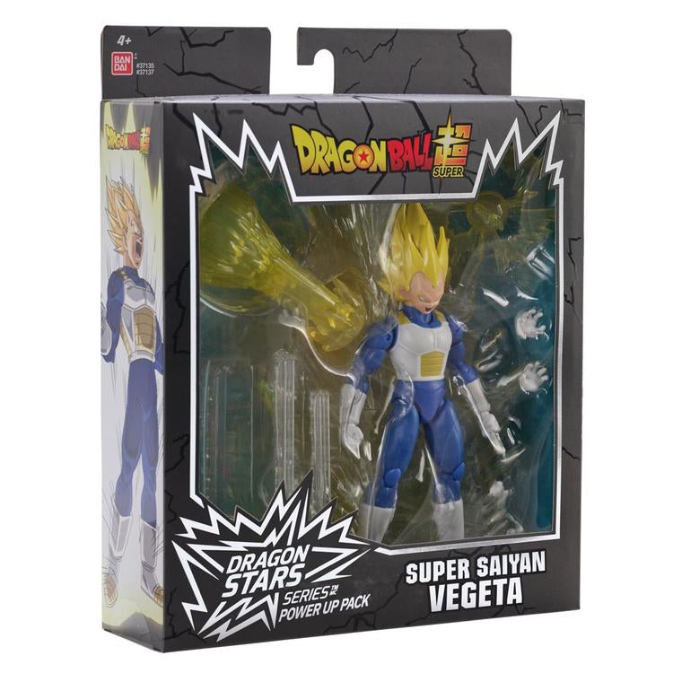 Bandai - Figurine d'action de 15 cm - Série Dragon Stars power up pack  -  DragonBall Super  -  Super Saiyan Vegeta