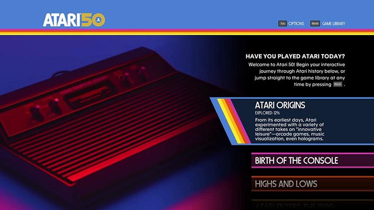ATARI 50  -  THE ANNIVERSARY CELEBRATION
