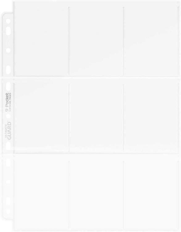 Ultimate Guard - 100 pages premium à 9 pochettes standards pour cartable