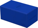 Ultimate Guard - 200+ Card Deck Box - Twin Flip'n'tray Xenoskin - Single Color Blue