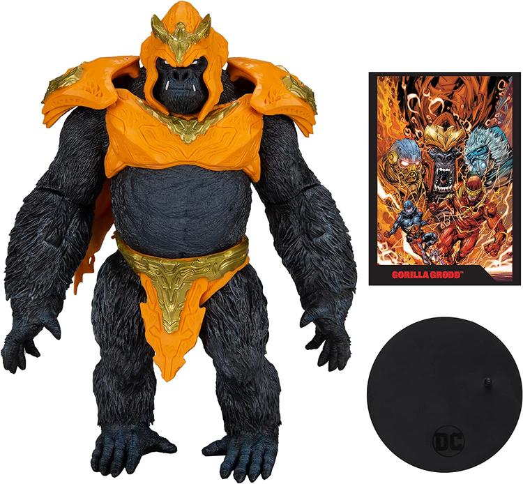 McFarlane - DC Direct - Figurine DC de 22cm  -  The Flash  -  Comic book en anglais inclus  -  Gorilla Grodd