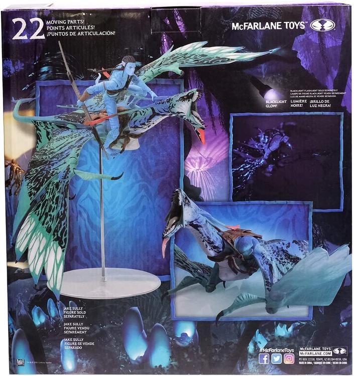 McFarlane - Figurine action de 35cm Mega Banshee  -  Disney Avatar  -  Jake Sully's Banshee