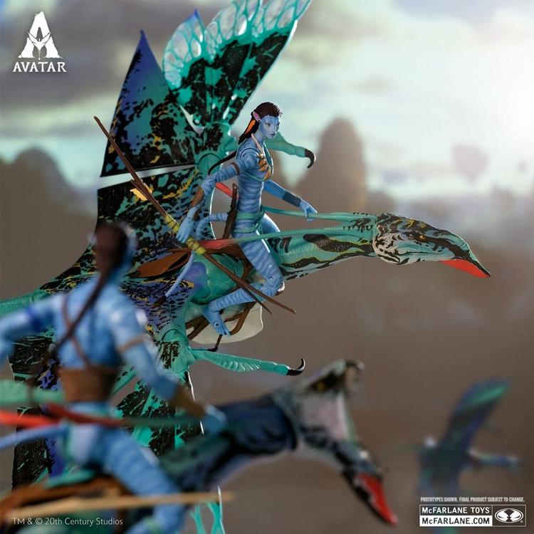 McFarlane - Figurine action de 35cm Mega Banshee  -  Disney Avatar  -  Jake Sully's Banshee