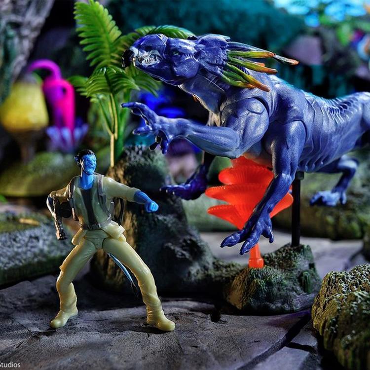 McFarlane - Figurine action de 6.3cm  -  Disney Avatar  -  Jake Sully vs Thanator