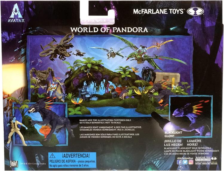 McFarlane - Figurine action de 6.3cm  -  Disney Avatar  -  Jake Sully vs Thanator
