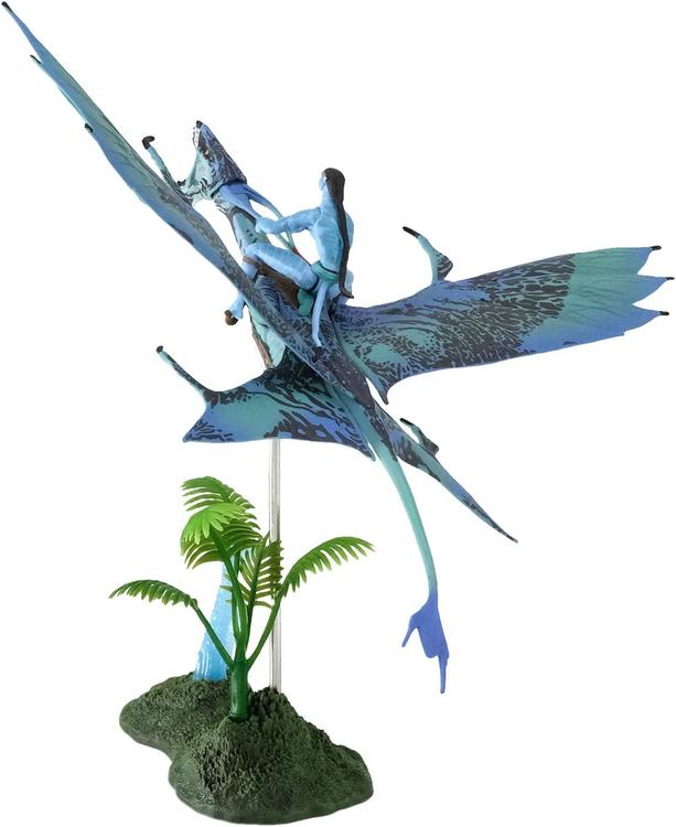 McFarlane - Figurine action de 6.3cm et 20cm  -  Disney Avatar  -  Jake Sully & Banshee