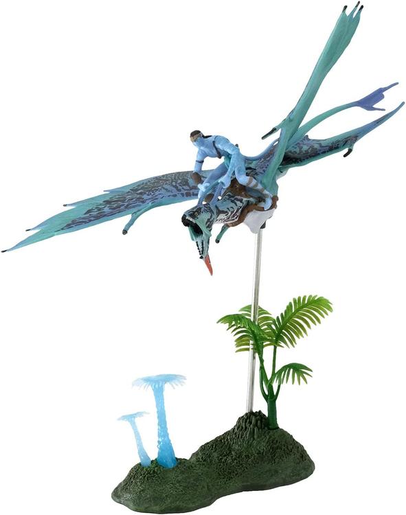 McFarlane - Figurine action de 6.3cm et 20cm  -  Disney Avatar  -  Jake Sully & Banshee