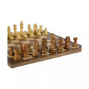 WorldWise - 14 Inch Walnut & Maple Chess Set