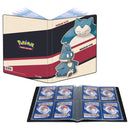 Ultra Pro - Portfolio 4 pochettes - 80 emplacements pour cartes standard + 4 emplacements pour grandes cartes  -  Pokémon  -  Snorlax & Munchlax