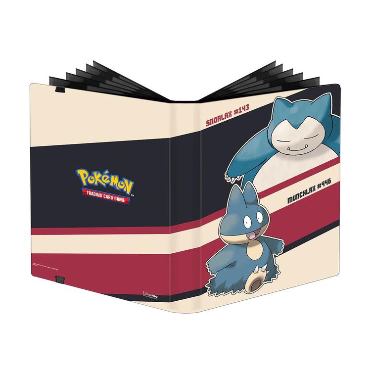 Ultra Pro - Portfolio 9 pochettes - 360 emplacements  -  Pokémon  -  Snorlax & Munchlax