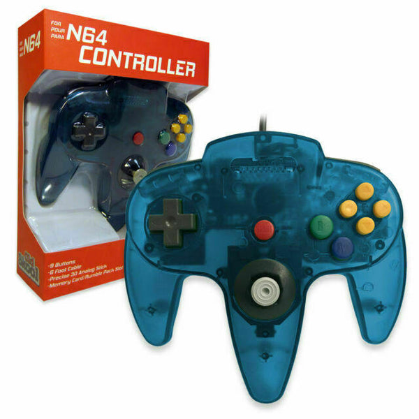 Old Skool - Wired Controller for Nintendo 64 - Turquoise