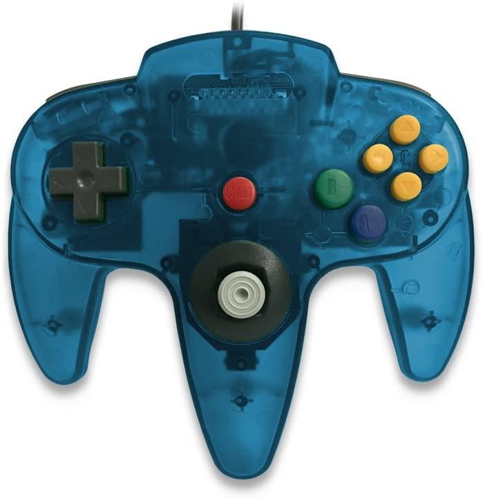 Old Skool - Manette avec fil pour Nintendo 64  -  Turquoise