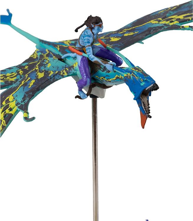 McFarlane - Figurine action de 6.3cm et 20cm  -  Disney Avatar  -  Banshee Rider Neytiri
