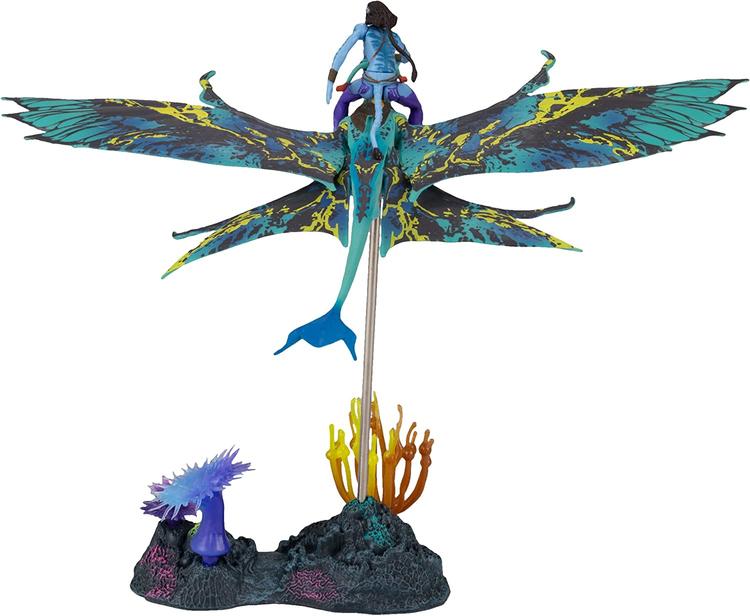 McFarlane - Figurine action de 6.3cm et 20cm  -  Disney Avatar  -  Banshee Rider Neytiri